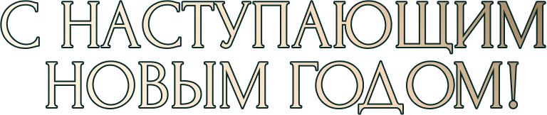 С Наступающим Новым годом!
